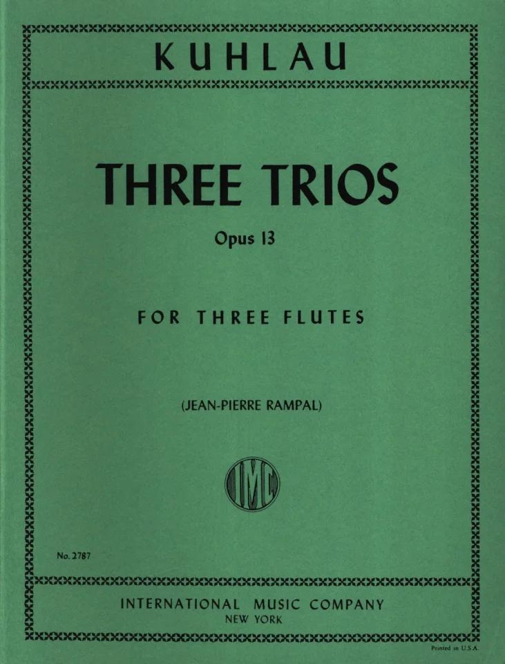3 Trii (Rampal) - Friedrich Kuhlau | Suono Flauti