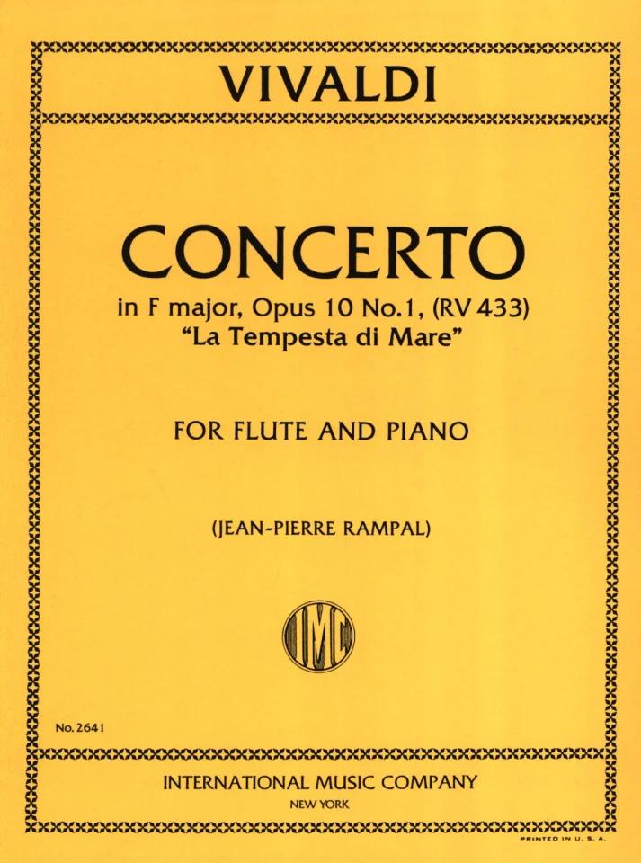 Concerto Op. 10 N. 1, La Tempesta Di Mare (Rampal) - Antonio Vivaldi | Suono Flauti