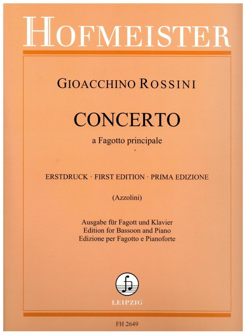 Kozert für Fagott und Orchester - Gioachino Rossini | Suono Flauti