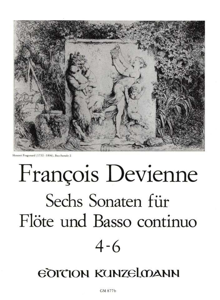 Sonaten für Flöte und Basso continuo 4-6 - François Devienne | Suono Flauti