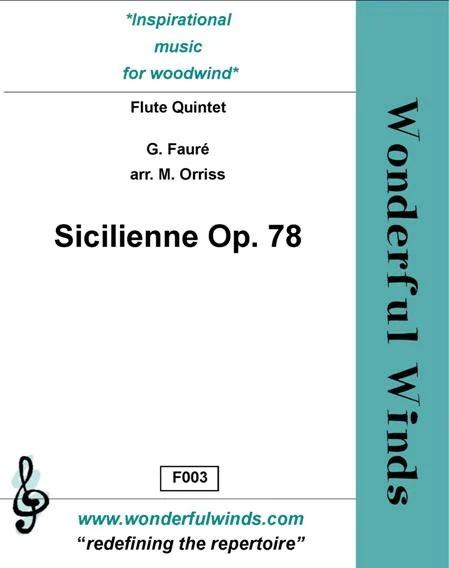 SICILIENNE Op. 78 - G. Fauré | Suono Flauti