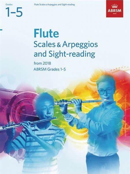 Flute Scales and Arpeggios, Sight-Reading Pack Grades 1-5 From 2018 | Suono Flauti