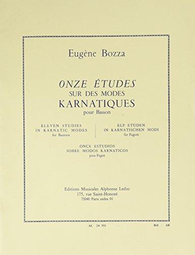 11 Etudes sur des Môdes karnatiques - Eugène Bozza | Suono Flauti