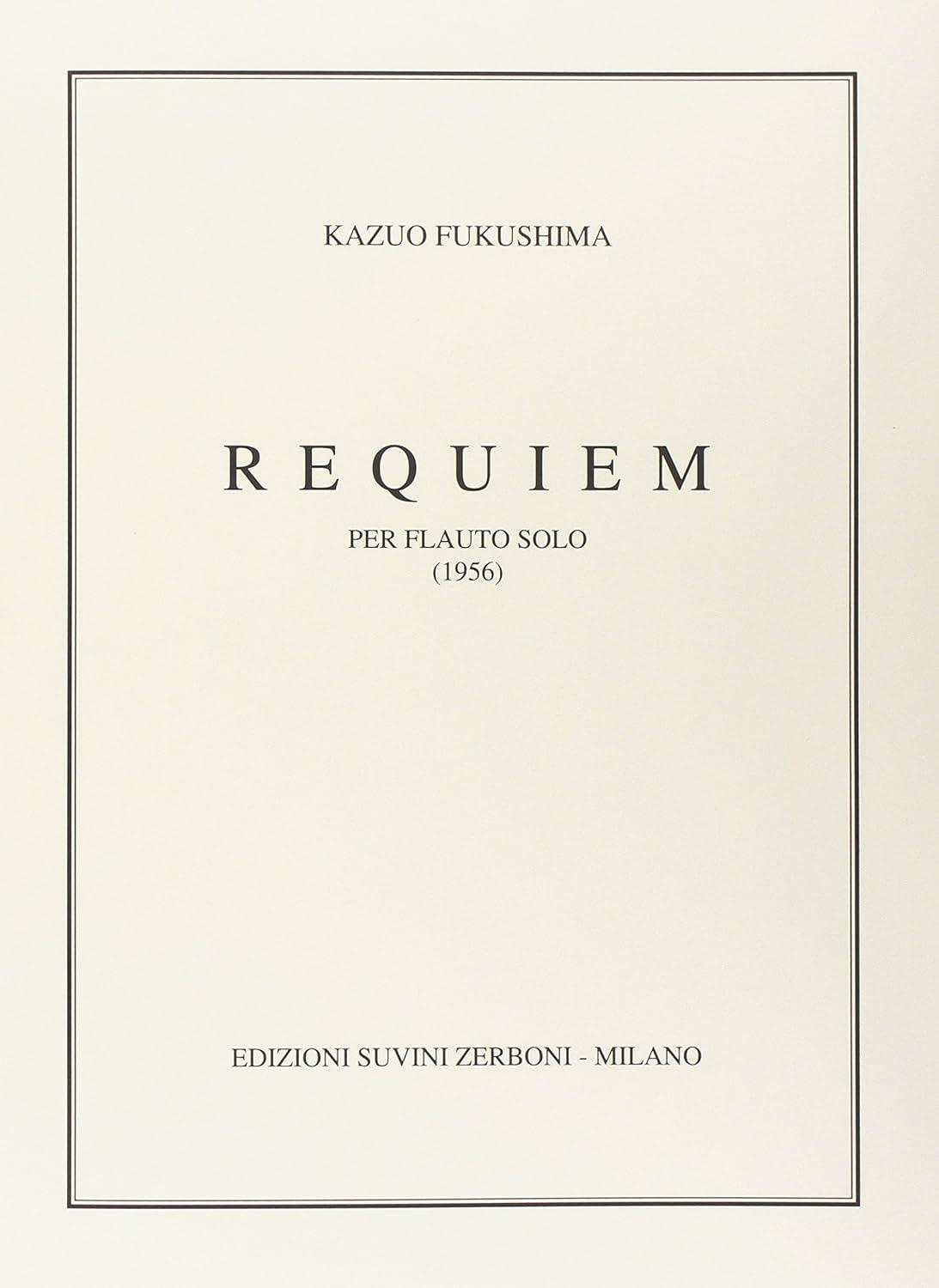 Requiem (1956) Per Flauto Solo - Kazuo Fukushima | Suono Flauti